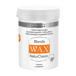 MASKA REGENERUJĄCA BLONDA DO WŁOSÓW JASNYCH WAX NaturClassic 240 ml i 480ml